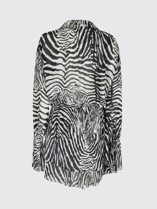 26SS 블루마린 미디 원피스 2A802A M1039 Black - BLUMARINE