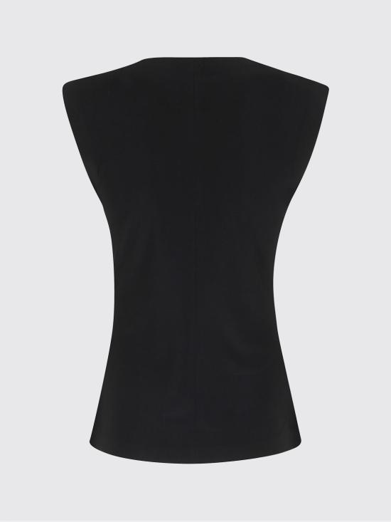 26SS 노마카말리 민소매 티셔츠 KK4256PLE91001 Black - NORMA KAMALI