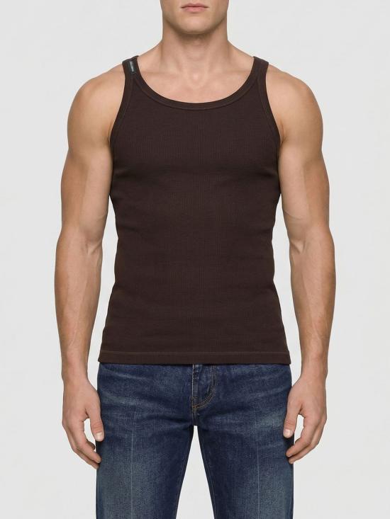 26SS 돌체앤가바나 민소매 티셔츠 G8SY5TFU7AV M0682 Ebony