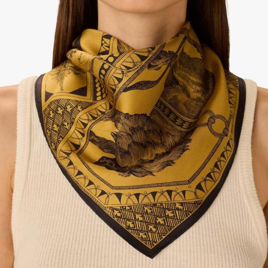  이누이 에디션 머플러/스카프 Inoui Editions 스퀘어 스카프 바로코 - INOUI EDITION