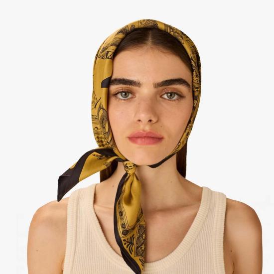  이누이 에디션 머플러/스카프 Inoui Editions 스퀘어 스카프 바로코 - INOUI EDITION