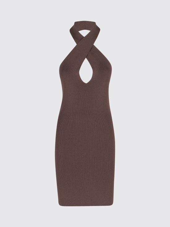 26SS 페데리카 토시 롱 원피스 42304451 58 Brown - FEDERICA TOSI