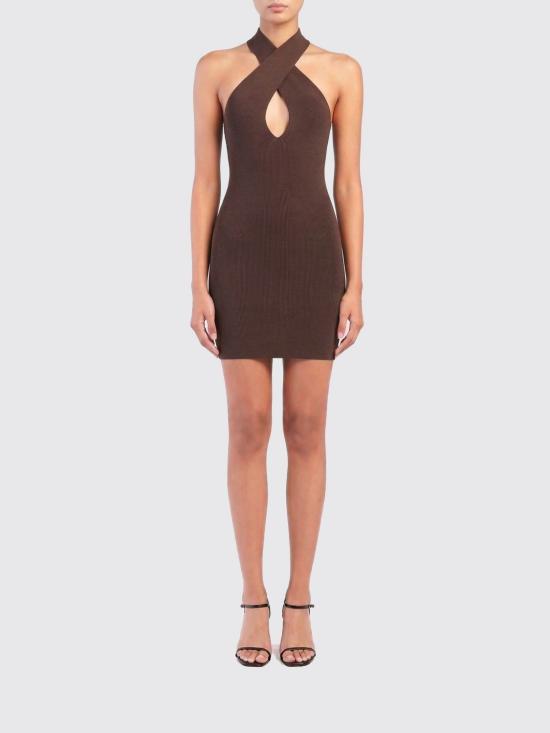 26SS 페데리카 토시 롱 원피스 42304451 58 Brown