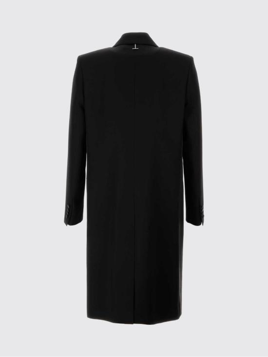 26SS 알렉산더 맥퀸 코트 845470QVAAA 1000 Black - ALEXANDER MCQUEEN