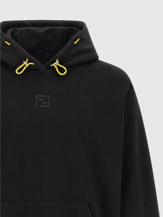 26SS 펜디 후드 티셔츠 FY1356AYY0 F0QA1 Black - FENDI