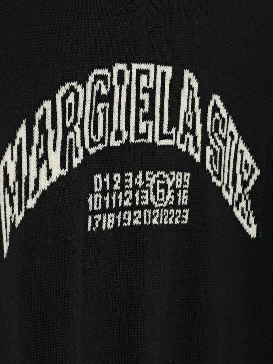 26SS [키즈] MM6 메종마르지엘라 풀오버 M60987MM07T M6900 Black - MM6 MAISON MARGIELA