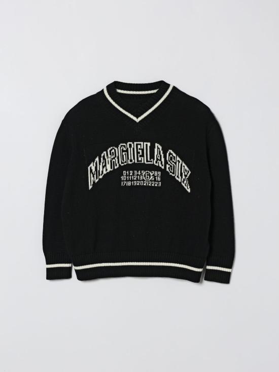 26SS [키즈] MM6 메종마르지엘라 풀오버 M60987MM07T M6900 Black