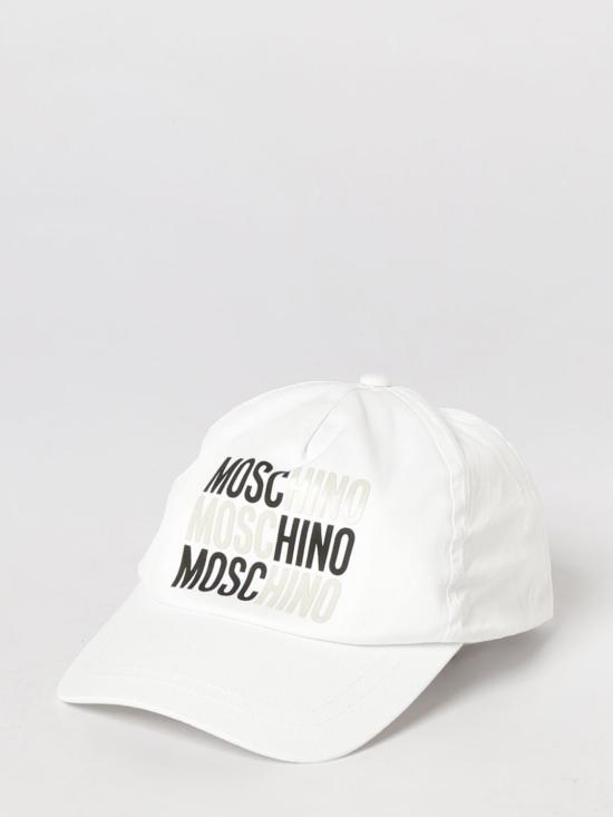 26SS [키즈] 모스키노 모자 HQX00WLOA00 10101 White