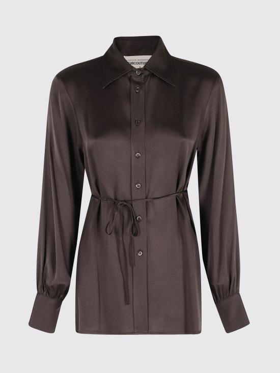 26SS 세미쿠튀르 셔츠 Y6SM13 V22 Cocoa - SEMI-COUTURE