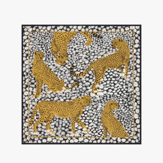  이누이 에디션 머플러/스카프 이노우이 에디션 스퀘어 스카프 팜파 - INOUI EDITION