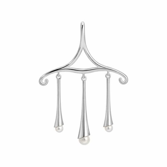  만시 목걸이/팬던트 마안시 샹들리에 스크롤 가죽 목걸이 - MAANCY