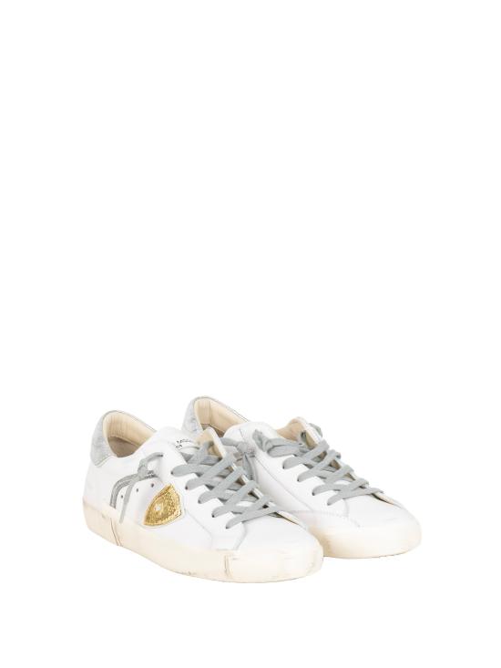 26SS 필립모델 스니커즈 PRSX LOW PRLDVM04 BLANC ARGENT - PHILIPPE MODEL