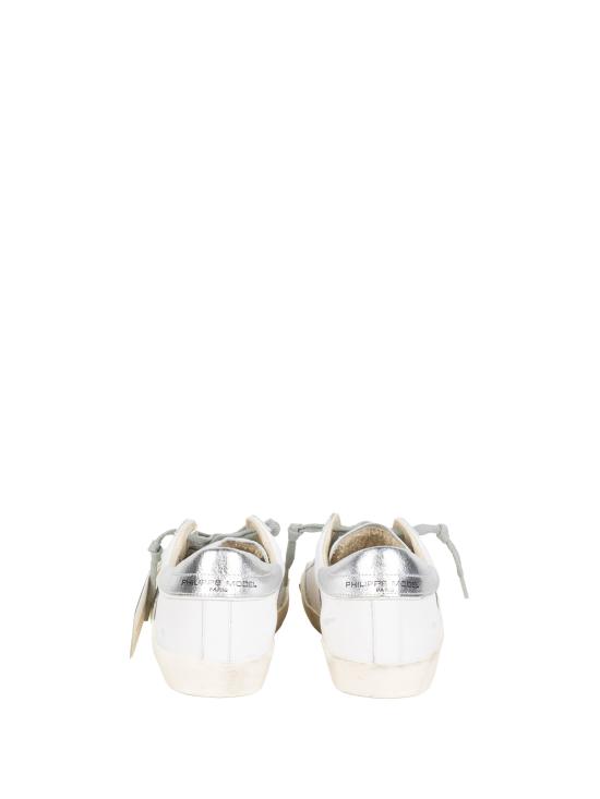 26SS 필립모델 스니커즈 PRSX LOW PRLDVM04 BLANC ARGENT - PHILIPPE MODEL