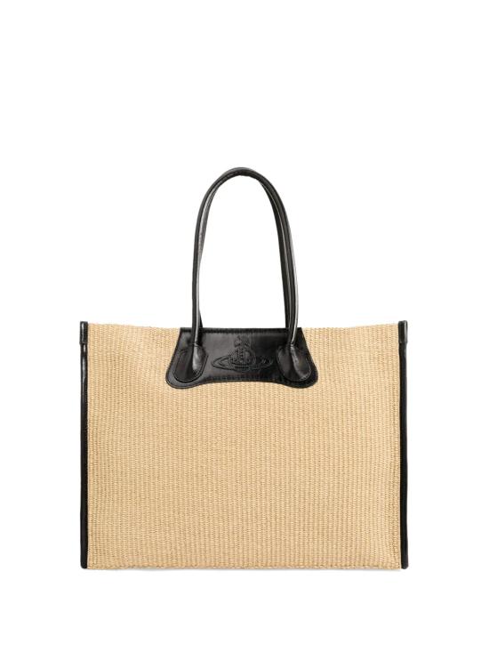 26SS 비비안웨스트우드 토트백 4D01000LU W01D0B402 NATURAL