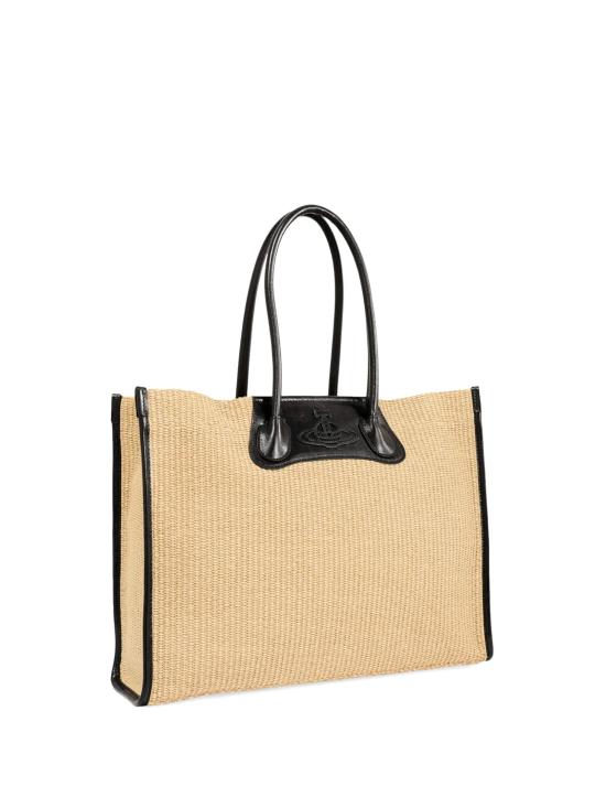 26SS 비비안웨스트우드 토트백 4D01000LU W01D0B402 NATURAL - VIVIENNE WESTWOOD