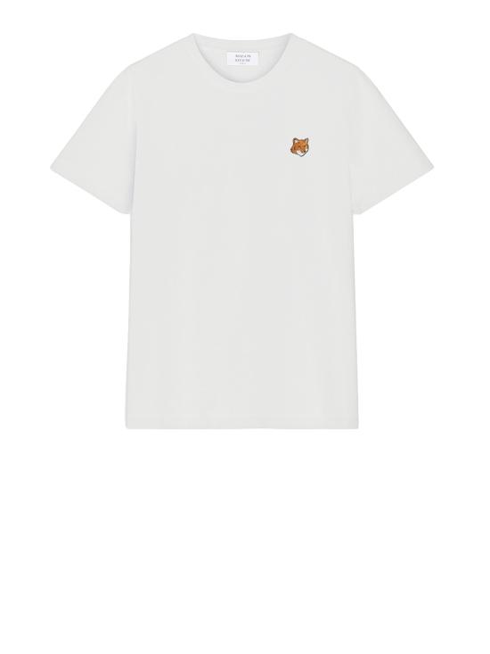 26SS 메종키츠네 폭스 헤드 레귤러 티셔츠 PW00113KJ7026 P100 WHITE