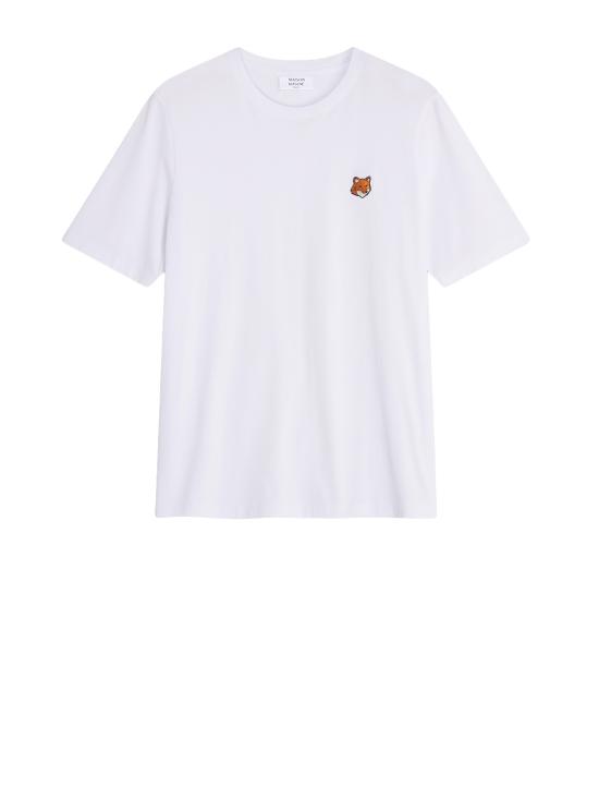 26SS 메종키츠네 폭스 헤드 레귤러 티셔츠 PM00107KJ7026 P100 WHITE