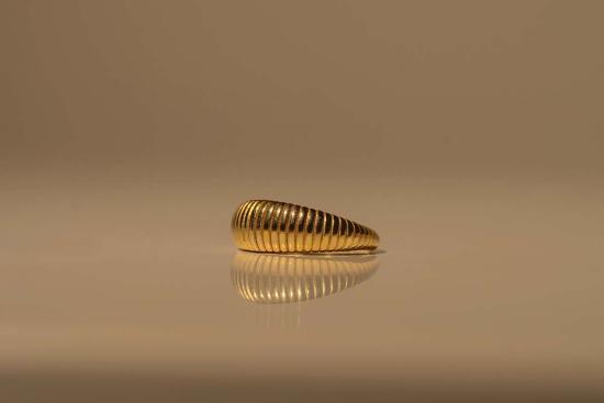  Milk & Rose 반지 밀크 앤 로즈 질감의 초승달 모양 실버 - OTHER BRANDS