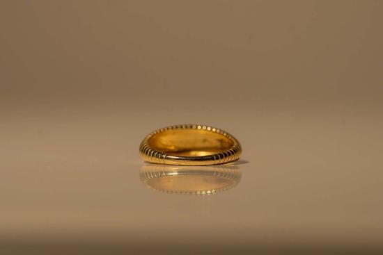  Milk & Rose 반지 밀크 앤 로즈 질감의 초승달 모양 실버 - OTHER BRANDS