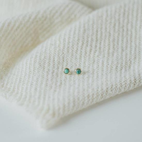  Commonform 이어링 일반형 하이알라이트 스터드 귀걸이, 24K 금도금 - OTHER BRANDS