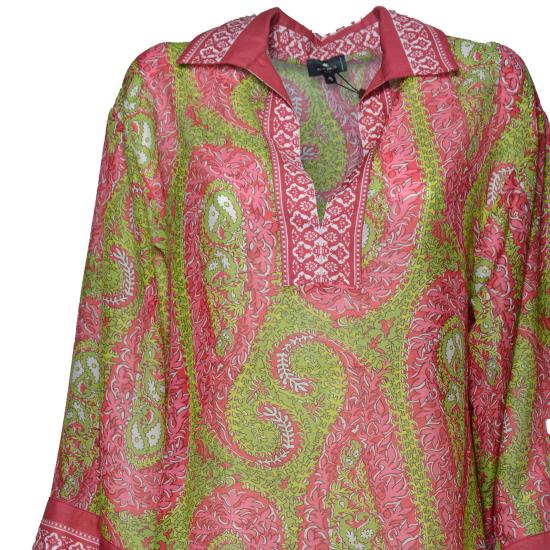 26SS 에트로 비치용품 WRPA0023AKF71 X0896 Rosa verde - ETRO