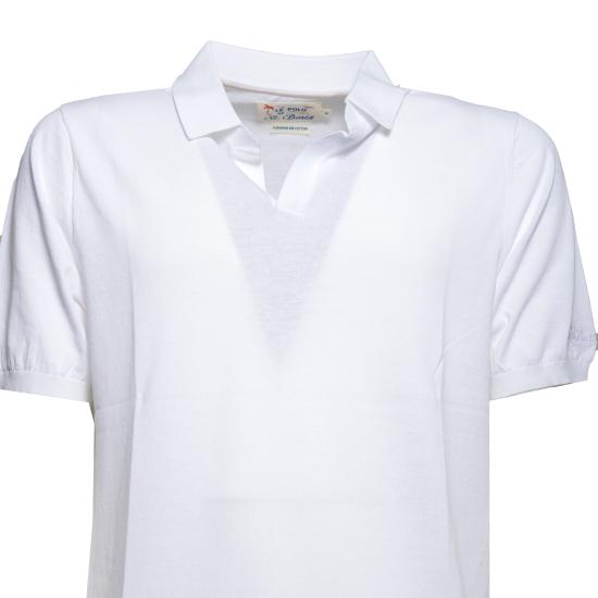 26SS 세인트바쓰 폴로 티셔츠 SLO0001 00100L10 Bianco - MC2 SAINT BARTH