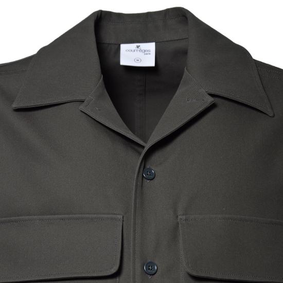 26SS 쿠레쥬 반팔 셔츠 126CCH124CO0134 9917 Antracite - COURREGES