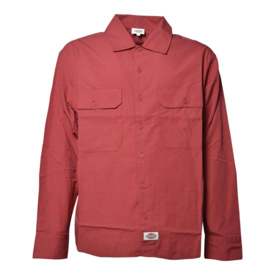 26SS 디키즈 긴팔 셔츠 DK0A885A L331GARNET Rosso