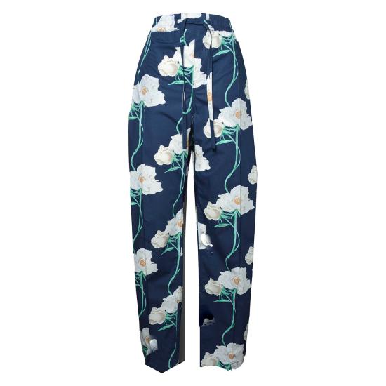 26SS 겐조 스트레이트 팬츠 FG52PA1239O2 76 Blu navy - KENZO