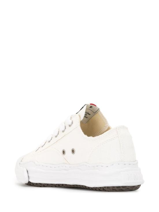 26SS 메종 미하라 야스히로 행크 OG 솔 캔버스 로우탑 A05FW702 WHITE Bianco - MAISON MIHARA YASUHIRO