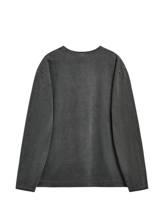 26SS 선플라워 긴팔 티셔츠 2057 BLACK Grigio - SUNFLOWER