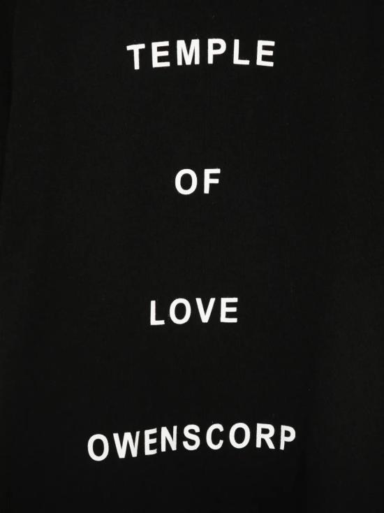 26SS [키즈] 릭 오웬스 티셔츠 BG01F3274RNP14P 0911 Nero - RICK OWENS