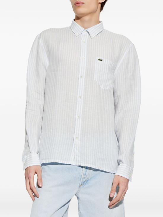 26SS 라코스테 긴팔 셔츠 CH6985 29I White - LACOSTE