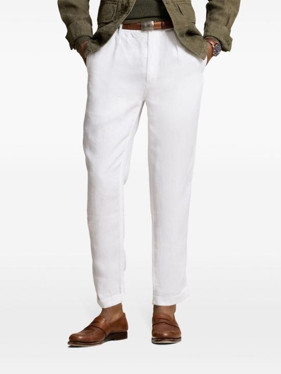 26SS 폴로 랄프로렌 스트레이트 팬츠 710940611 008 White - POLO RALPH LAUREN