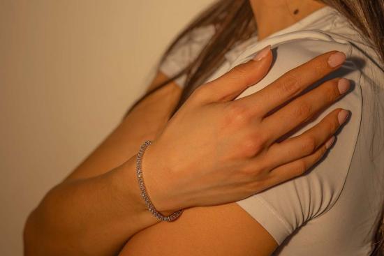  Milk & Rose 팔찌 밀크 앤 로즈 테니스 팔찌 실버 - OTHER BRANDS