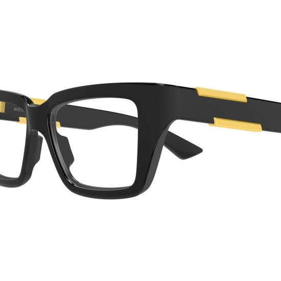  보테가베네타 안경 보테가 베네타 직사각형 선글라스 블랙 - BOTTEGA VENETA