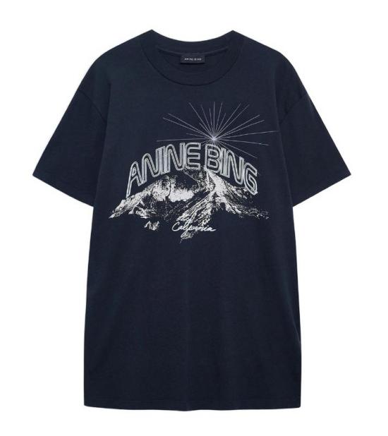 26SS 애니빙 반팔 티셔츠 A0811850 VTG3 VINTAGE BLACK