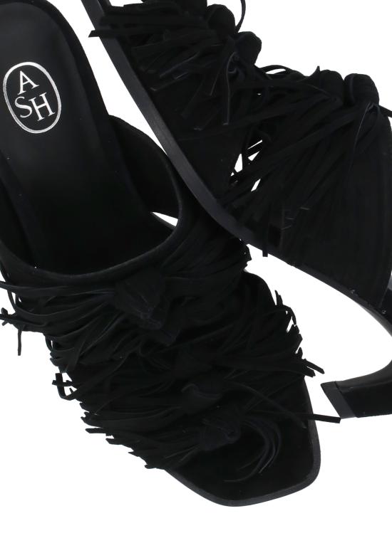 26SS 아쉬 뮬/슬리퍼 QUINCY CACHEMEREBLACK Black - ASH