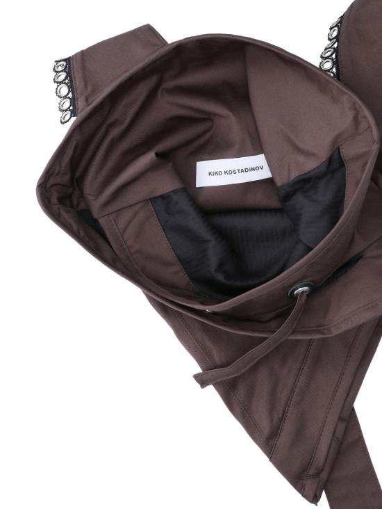 26SS 키코 코스타디노브 클러치/파우치 KKSS26BG04 135 Brown - KIKO KOSTADINOV