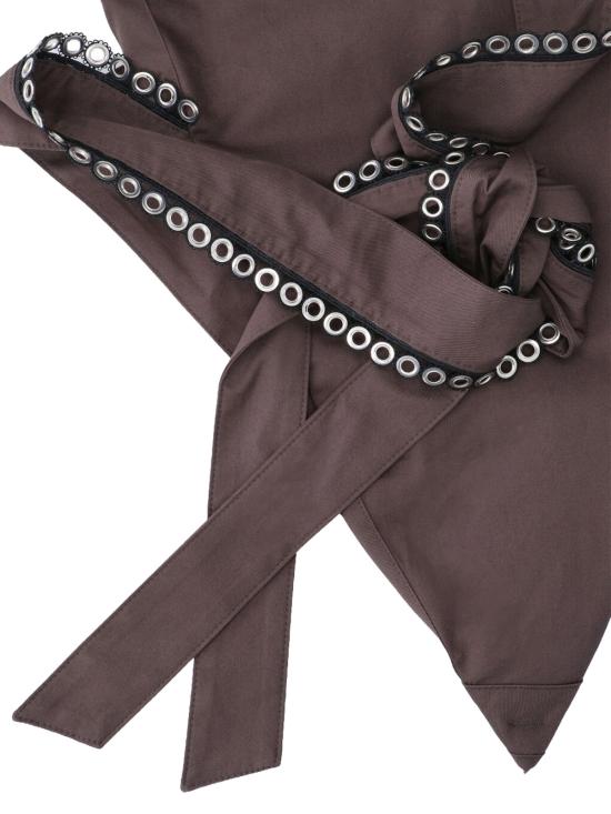 26SS 키코 코스타디노브 클러치/파우치 KKSS26BG04 135 Brown - KIKO KOSTADINOV