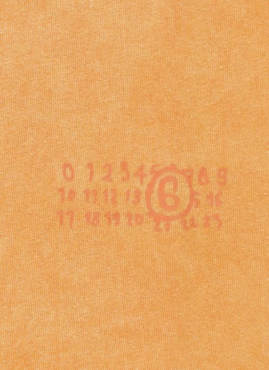 26SS [키즈] MM6 메종마르지엘라 티셔츠 M60985 MM07QM6207 Arancione - MM6 MAISON MARGIELA