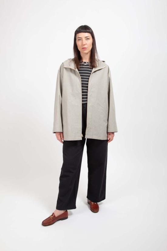  그래블 앤 골드 패딩 오토 아노락 미니 하운드투스 - GRAVEL & GOLD