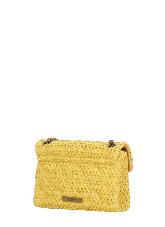 26SS 커트가이거 숄더백 5576893999 RAFFIA MINI KENSINGTONYELLOW 3721 - KURT GEIGER