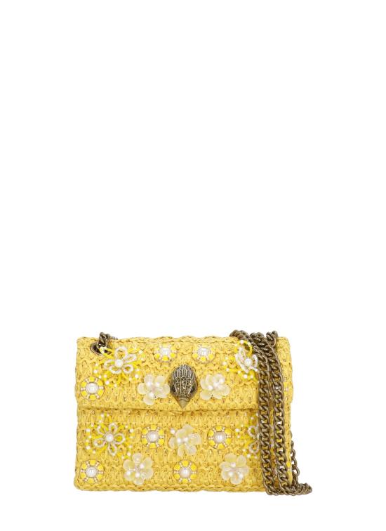 26SS 커트가이거 숄더백 5576893999 RAFFIA MINI KENSINGTONYELLOW 3721
