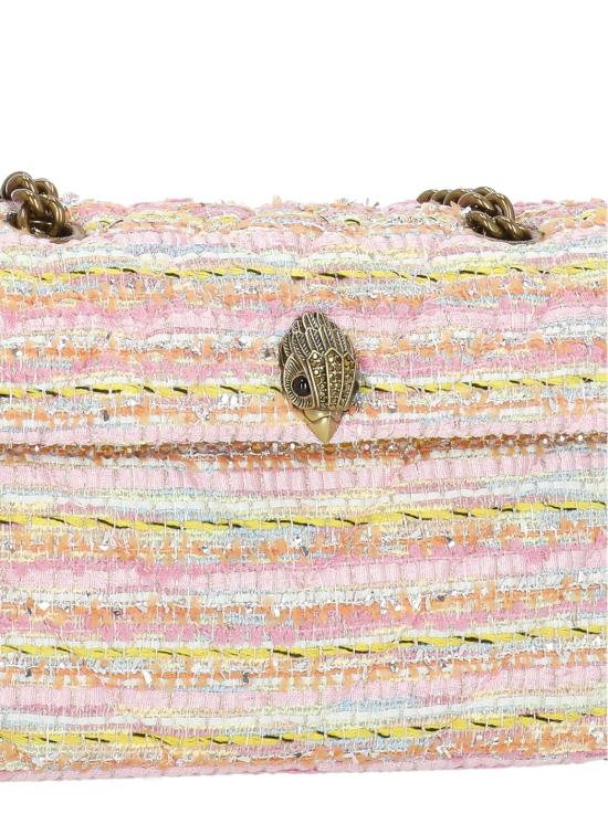 26SS 커트가이거 숄더백 2062657609 TWEED KENSINGTON BAGPINK COMB 1626 - KURT GEIGER