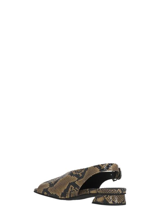 26SS 포에베 플랫 슈즈 10MM22 DIAMANTESABBIA Marrone - POEVE