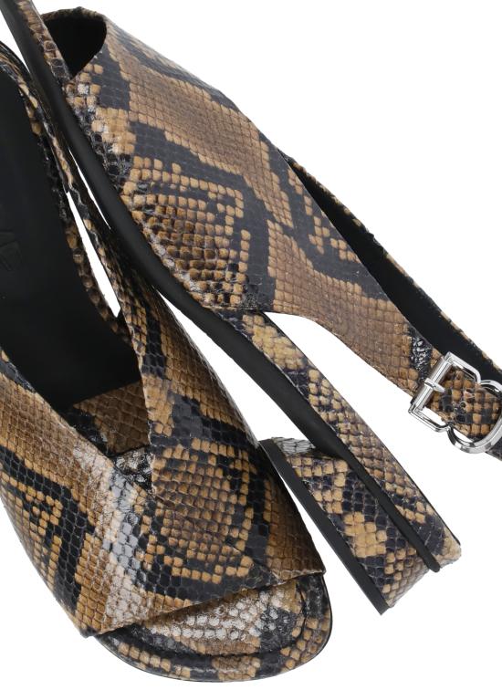 26SS 포에베 플랫 슈즈 10MM22 DIAMANTESABBIA Marrone - POEVE