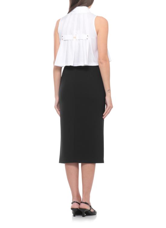 26SS 엘리자베타프랜치 블라우스 CA16362E2 100 White - ELISABETTA FRANCHI