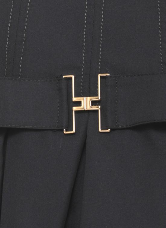 26SS 엘리자베타프랜치 블라우스 CA16362E2 110 Nero - ELISABETTA FRANCHI