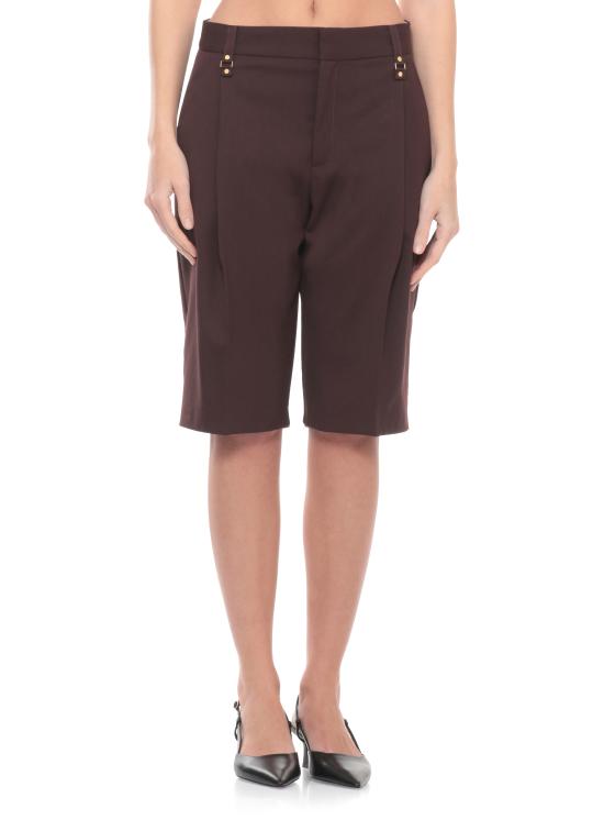 26SS 엘리자베타프랜치 숏팬츠 PA18162E2 644 Marrone - ELISABETTA FRANCHI